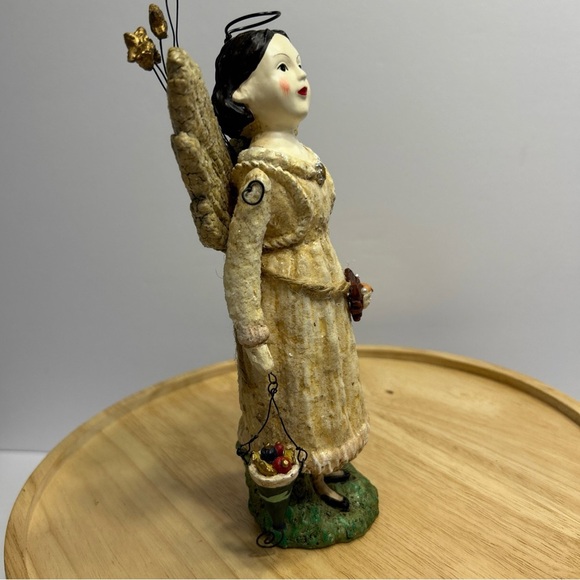 RARE 10” Vintage Bethany Lowe Folk Art Primitive Farmhouse Angel EUC - Picture 7 of 10